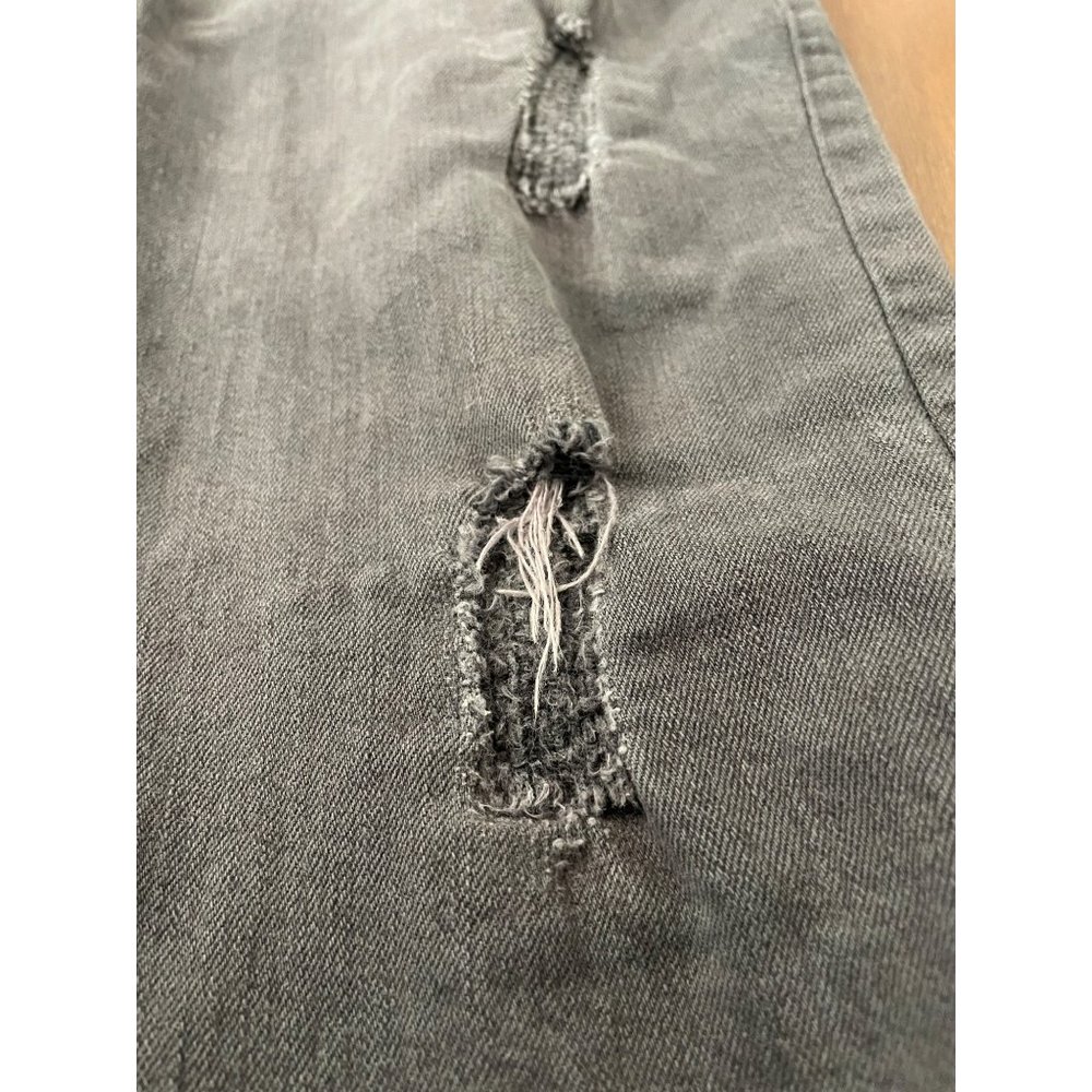 RING OF FIRE SLIM Distressed Destructed Pants Men Gray Size W33 L30 - Picture 5 of 12